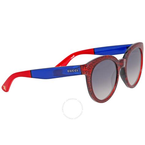 red white and blue gucci clear sunglasses|red and green Gucci glasses.